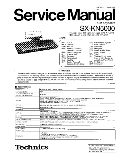 panasonic 3883 - manual de servicio  panasonic Audio SX-KN5000 3883 - manual de servicio.pdf