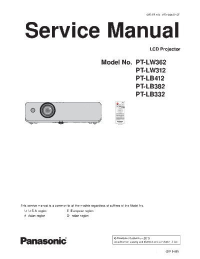 panasonic sm pt-lb412 lb382 lb332 lw362 lw312  panasonic Beamer PT-LB322 sm_pt-lb412_lb382_lb332_lw362_lw312.pdf