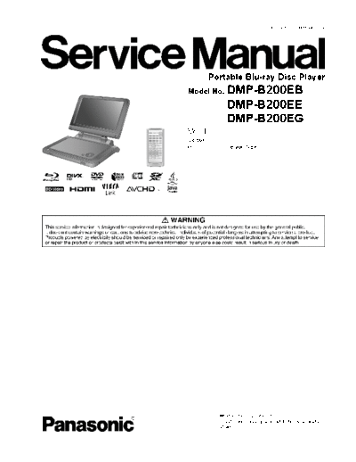 panasonic chm1104021ce  panasonic Blue Ray DMP-B200EG chm1104021ce.pdf