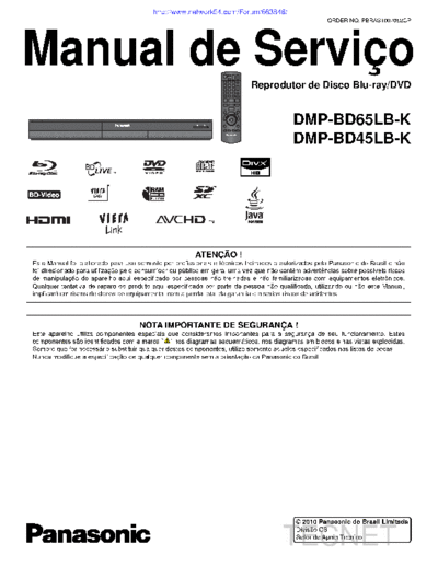 panasonic Panasonic DMP-BD65LB DMP-BD45LB-K Blu-ray player sm (1)  panasonic Blue Ray DMP-BD45LB-K Panasonic_DMP-BD65LB_DMP-BD45LB-K_Blu-ray_player_sm (1).pdf