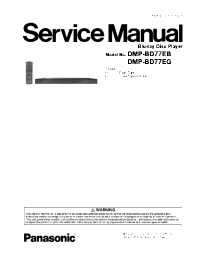 panasonic dsd1202004ce  panasonic Blue Ray DMP-BD77EB dsd1202004ce.pdf