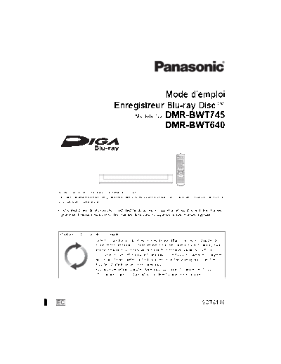 panasonic sqt0140  panasonic Blue Ray DMR-BWT640 sqt0140.pdf