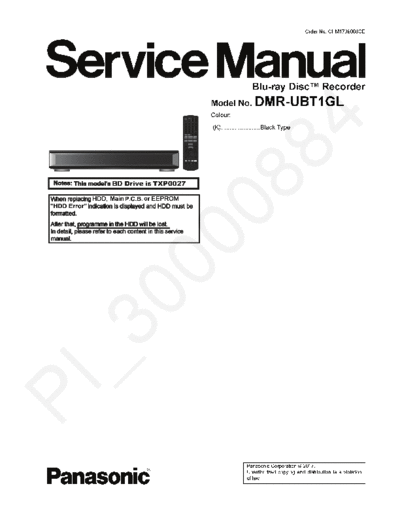 panasonic panasonic dmr ubt1gl[X]  panasonic Blue Ray DMR-UBT1GL panasonic_dmr_ubt1gl[X].pdf