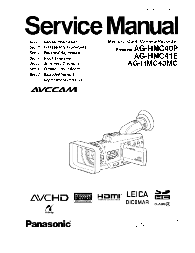 panasonic hmc40pem s0  panasonic Cam AG-HMC40P hmc40pem_s0.pdf