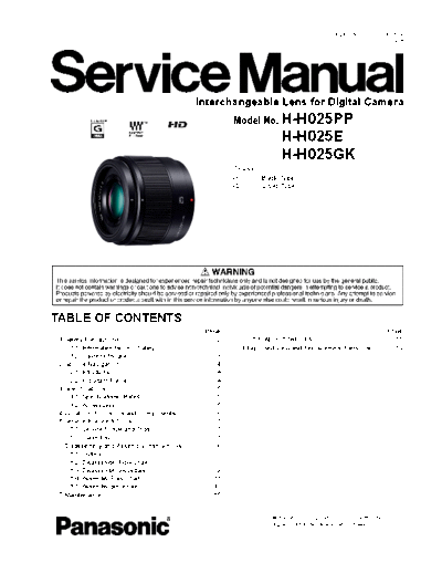 panasonic dsc1510023ce  panasonic Cam H-H025PP dsc1510023ce.pdf