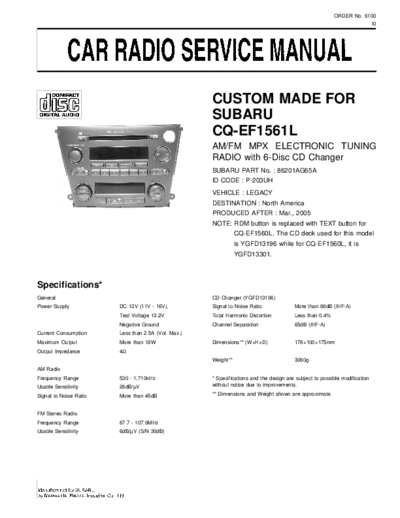 panasonic hfe panasonic cq-ef1561l service en  panasonic Car Audio CQ-EF1561L hfe_panasonic_cq-ef1561l_service_en.pdf