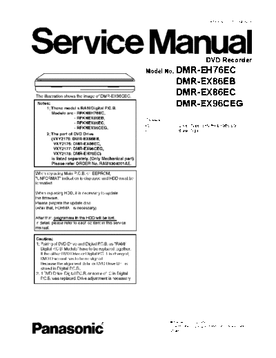 panasonic dsd1304004ce  panasonic DVD DMR-EX96CEG dsd1304004ce.pdf