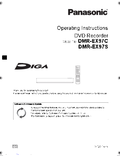 panasonic dmrex97c  panasonic DVD DMR-EX97C dmrex97c.pdf