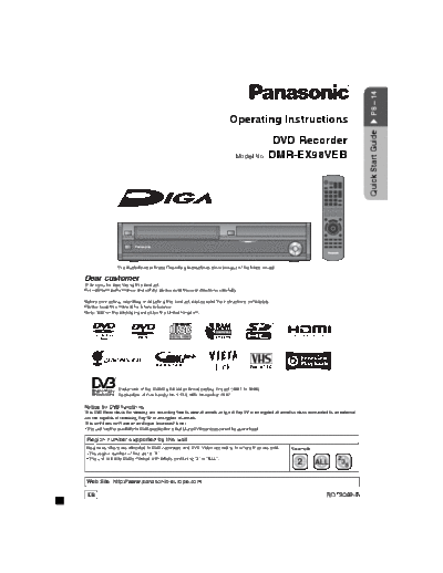 panasonic rqt9089-b  panasonic DVD DMR-EX98 rqt9089-b.pdf