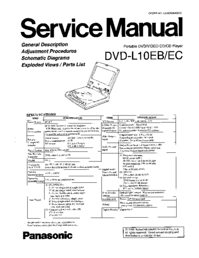 panasonic odsd980402c2  panasonic DVD DVD-L10EB odsd980402c2.pdf