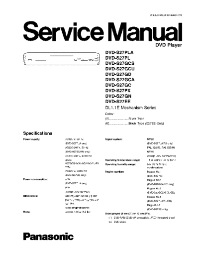 panasonic hfe panasonic dvd-s27 service en  panasonic DVD DVD-S27 hfe_panasonic_dvd-s27_service_en.pdf