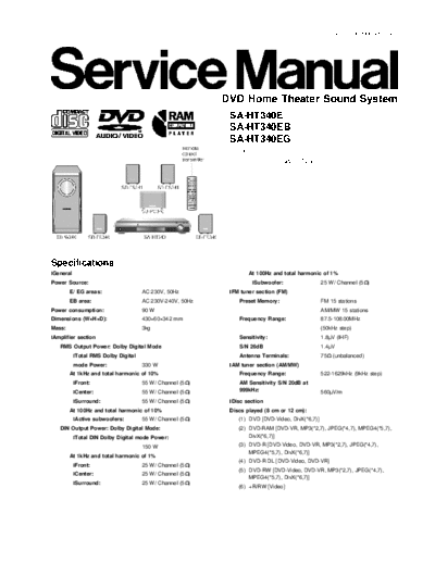 panasonic hfe panasonic sa-ht340 service  panasonic DVD SA-HT340 hfe_panasonic_sa-ht340_service.pdf