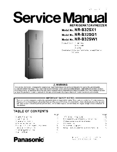 panasonic nr-b32sx1 PrintDB  panasonic Freezer NR-B32SX1XE nr-b32sx1_PrintDB.pdf