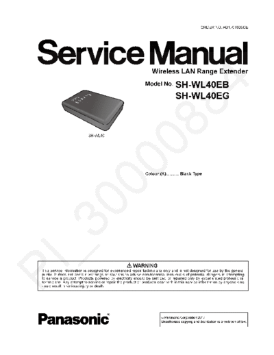 panasonic Panasonic SH-WL40EB SH-WL40EG Wireless Lan sm  panasonic Home Network System SH-WL40EB Panasonic_SH-WL40EB_SH-WL40EG_Wireless_Lan_sm.pdf