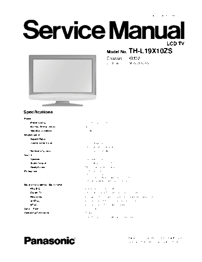 panasonic panasonic lcd th-l19x10zs chassis km02  panasonic LCD KM02 chassis panasonic_lcd_th-l19x10zs_chassis_km02.pdf