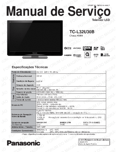 panasonic Panasonic TC-L32U30B  panasonic LCD KM11 chassis Panasonic_TC-L32U30B.pdf