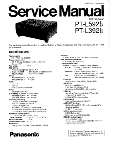 panasonic 001 040 646  panasonic LCD PT-L-592E 001_040_646.pdf