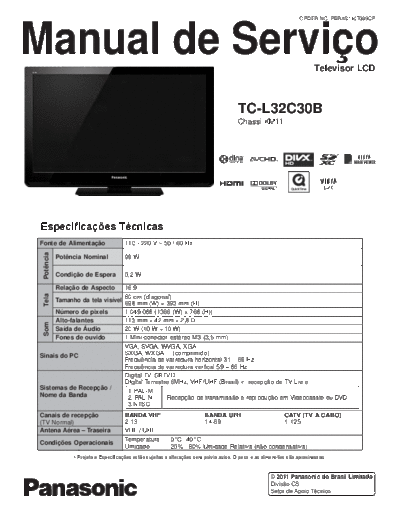 panasonic panasonic tc l32c30b  panasonic LCD TC- L32C30B chassis KM11 panasonic_tc_l32c30b.pdf