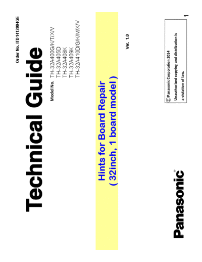 panasonic th-32a400g th-32a405d th-32a408k th-32a409k th-32a410d ver.1.0 technical guide 2014  panasonic LCD TH-32A408K panasonic_th-32a400g_th-32a405d_th-32a408k_th-32a409k_th-32a410d_ver.1.0_technical_guide_2014.pdf