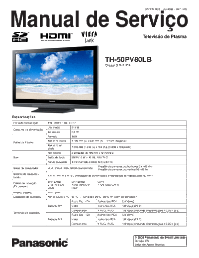 panasonic panasonic th-50pv80lb chassis gph11da plasma  panasonic LCD TH-50PV80LB  chassis GPH11DA panasonic_th-50pv80lb_chassis_gph11da_plasma.pdf