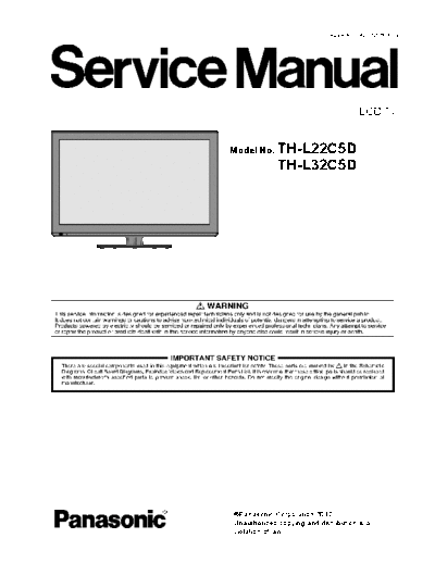 panasonic panasonic th-l22c5d th-l32c5d  panasonic LCD TH-L22C5D TH-L32C5D panasonic_th-l22c5d_th-l32c5d.pdf