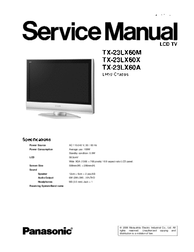 panasonic panasonic tx-23lx60a x m [ET]  panasonic LCD TX-23LX60A chassis LH-59 panasonic_tx-23lx60a_x_m_[ET].pdf