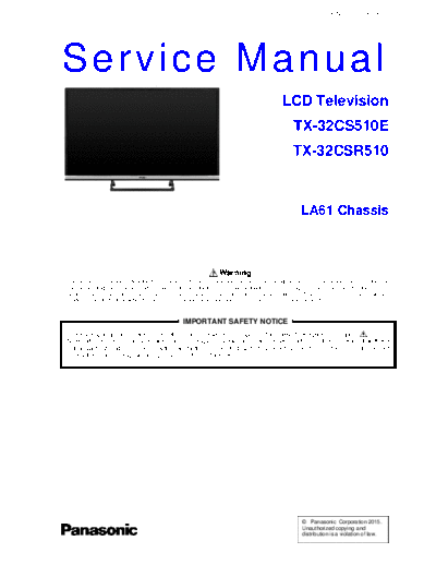 panasonic PCZ1503019CE  panasonic LCD TX-32CS510E PCZ1503019CE.pdf