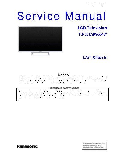panasonic PCZ1503023CE  panasonic LCD TX-32CSW604W PCZ1503023CE.pdf