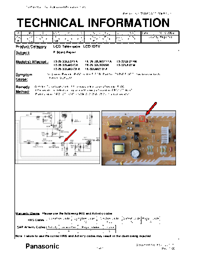 panasonic QST0006DG271008REV1  panasonic LCD TX-32LMD71FA QST0006DG271008REV1.pdf