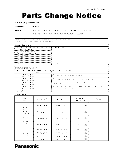 panasonic PCZ0609096PE  panasonic LCD TX-32LXD60 PCZ0609096PE.pdf