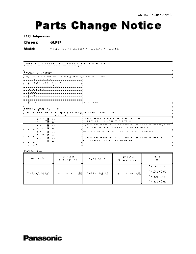 panasonic PCZ0610116PE  panasonic LCD TX-32LXD60 PCZ0610116PE.pdf