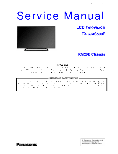 panasonic PCZ1402029CE  panasonic LCD TX-39AS500E PCZ1402029CE.pdf