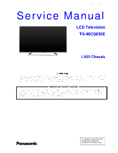 panasonic PCZ1502003CE  panasonic LCD TX-40CS630E PCZ1502003CE.pdf