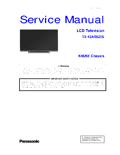 panasonic panasonic+tx-42as520e+chassis+km26e  panasonic LCD TX-42AS520E panasonic+tx-42as520e+chassis+km26e.pdf