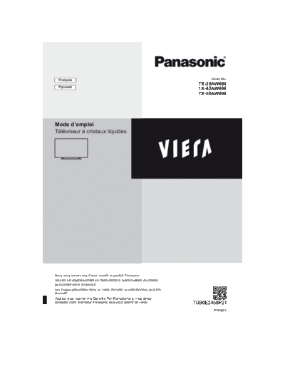 panasonic TQB0E2458P21  panasonic LCD TX-42AW404  chassis KM25E TQB0E2458P21.pdf