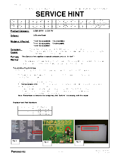 panasonic MQMSH0011DG151214REV1 AX800 Series SOS One Flash  panasonic LCD TX-47AS800T MQMSH0011DG151214REV1_AX800_Series_SOS_One_Flash.pdf