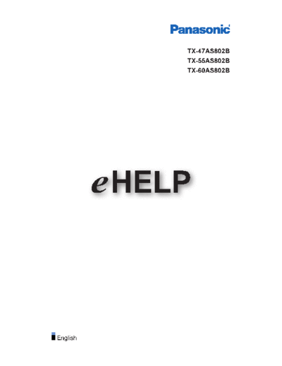 panasonic TQB0E2415U-E  panasonic LCD TX-47AS802B TQB0E2415U-E.pdf