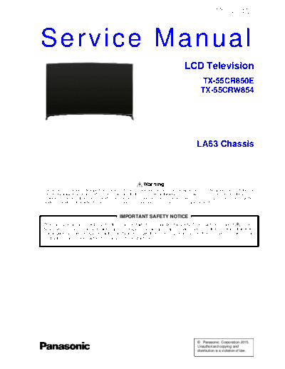 panasonic PCZ1507128CE  panasonic LCD TX-55CRW854 PCZ1507128CE.pdf