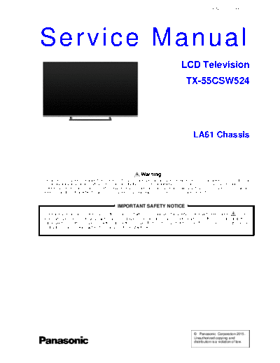 panasonic PCZ1503055CE  panasonic LCD TX-55CSW524 PCZ1503055CE.pdf