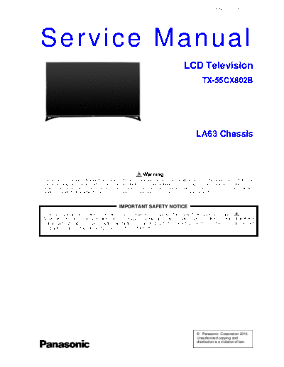 panasonic PCZ1506115CE  panasonic LCD TX-55CX802B  chassis LA63 PCZ1506115CE.pdf