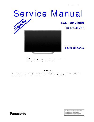 panasonic PCZ1504087AE  panasonic LCD TX-55CXF757 PCZ1504087AE.pdf