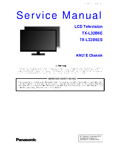 panasonic Panasonic TX L32B6E TX L32B6ES  panasonic LCD TX-L32B6E Panasonic_TX_L32B6E_TX_L32B6ES.pdf