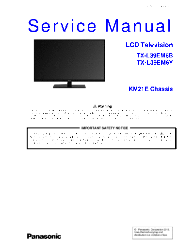 panasonic PCZ1303063CE  panasonic LCD TX-L39EM6B chassis KM21E PCZ1303063CE.pdf