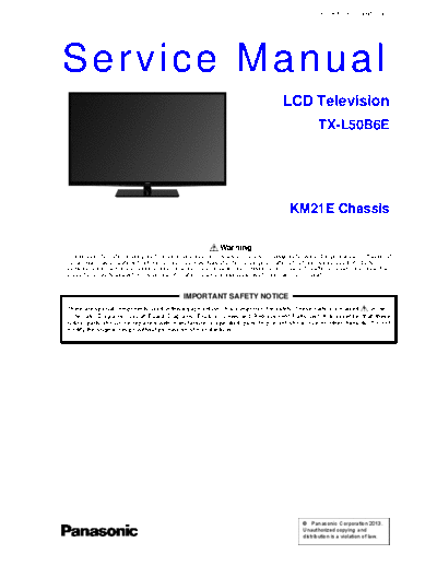 panasonic PCZ1304118CE  panasonic LCD TX-L50B6E chassis KM21E PCZ1304118CE.pdf
