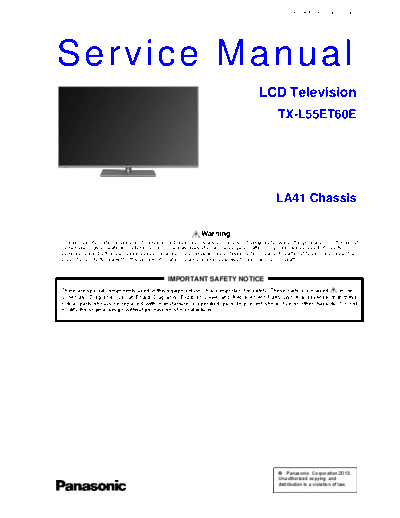 panasonic PCZ1302022CE  panasonic LCD TX-L55ET60E PCZ1302022CE.pdf