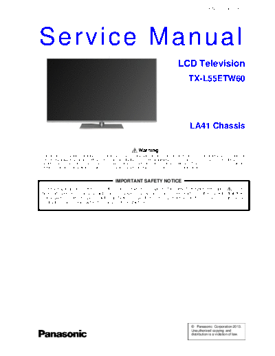 panasonic PCZ1302023CE  panasonic LCD TX-L55ETW60 PCZ1302023CE.pdf