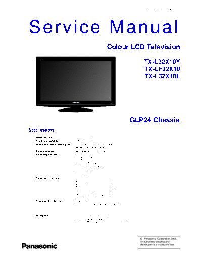 panasonic PCZ0903046CE  panasonic LCD TX-LF32X10 PCZ0903046CE.pdf