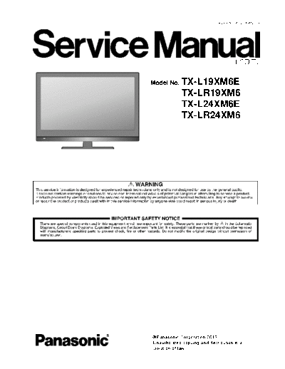 panasonic PCZ1304128CE  panasonic LCD TX-LR24XM6 PCZ1304128CE.pdf