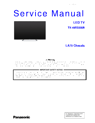 panasonic PCZ1705107CE  panasonic LED LA75 Chassis PCZ1705107CE.pdf