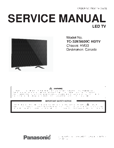 panasonic Panasonic TC-32EC600C HDTV Chassis KM33  panasonic LED TC-32EC600C HDTV chassis KM33 Panasonic_TC-32EC600C_HDTV_Chassis_KM33.pdf